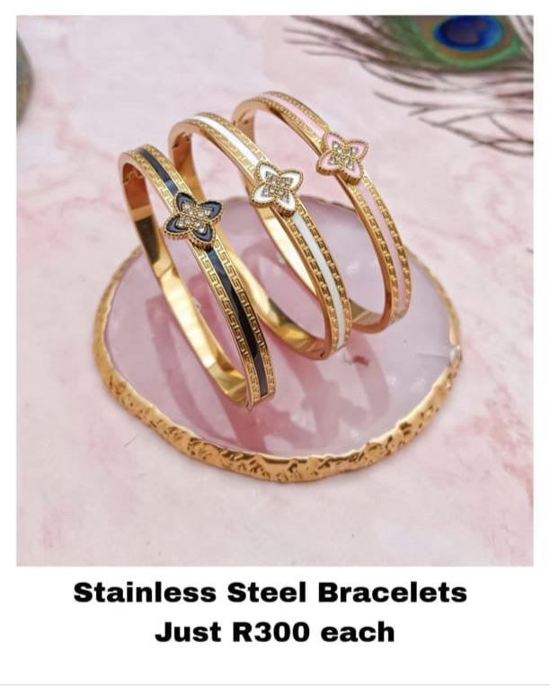 Stainless Steel Flower Bracelets