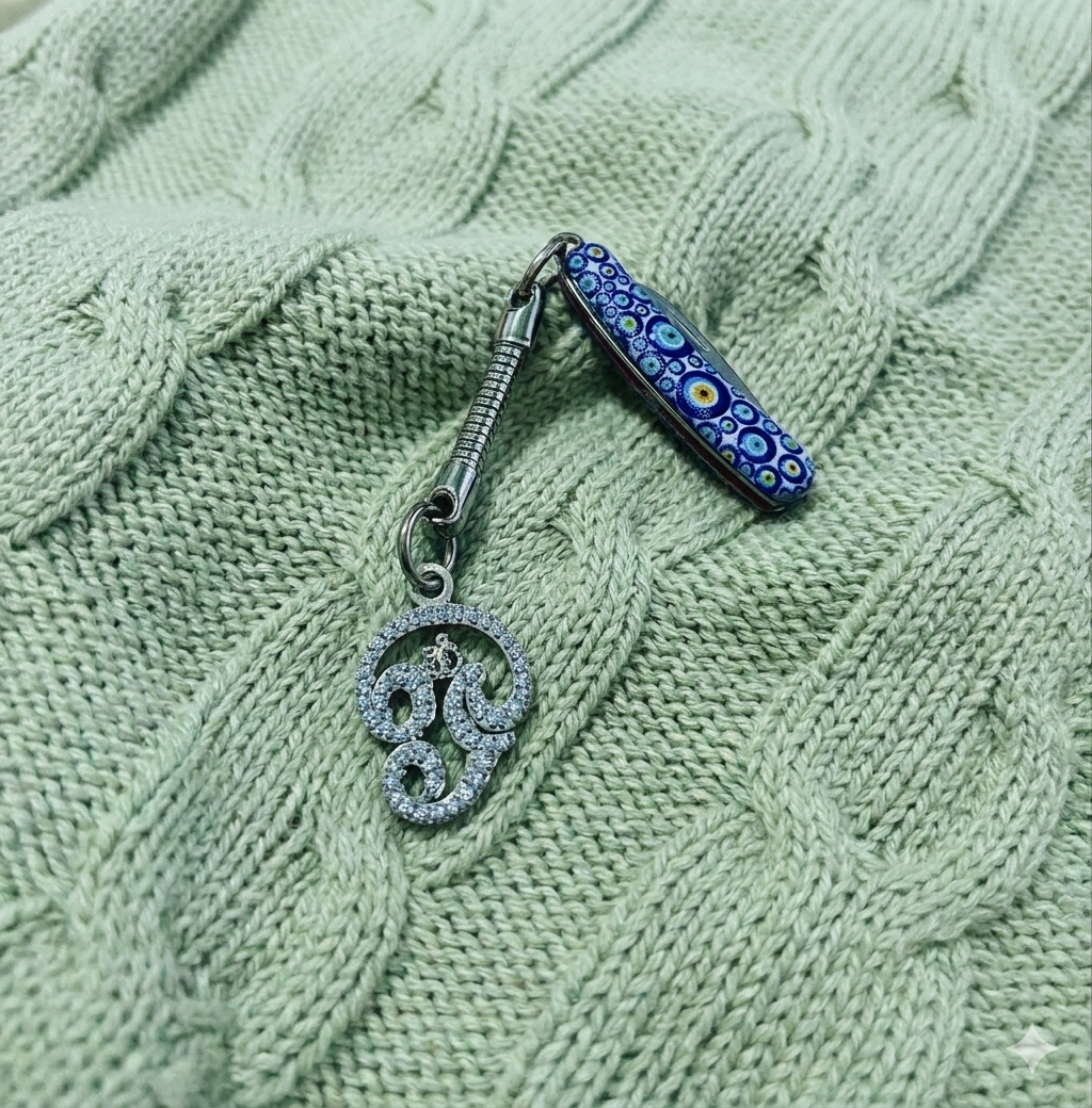 Evil Eye Baby Knife with Tamil Aum