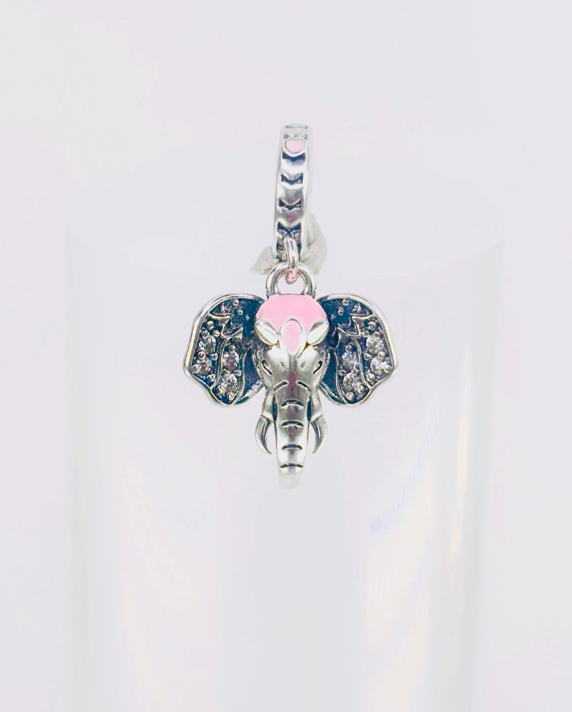 Pink Elephant Charm