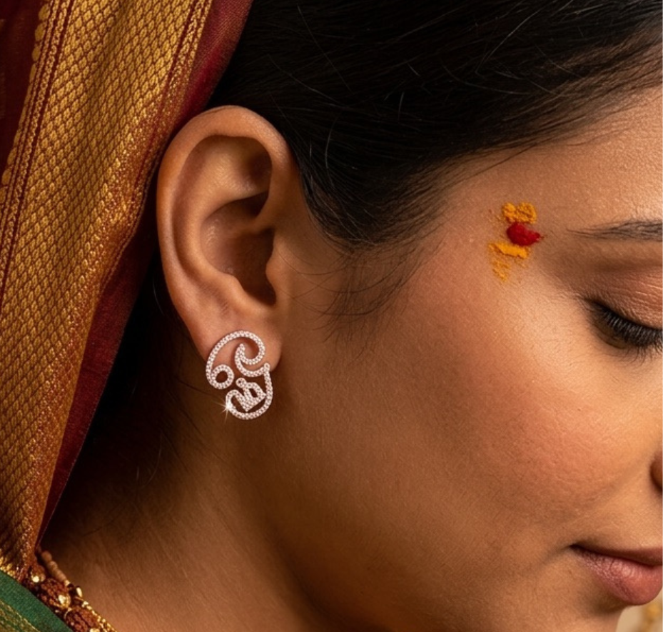Sterling Silver and Cubic Zirconia Earrings