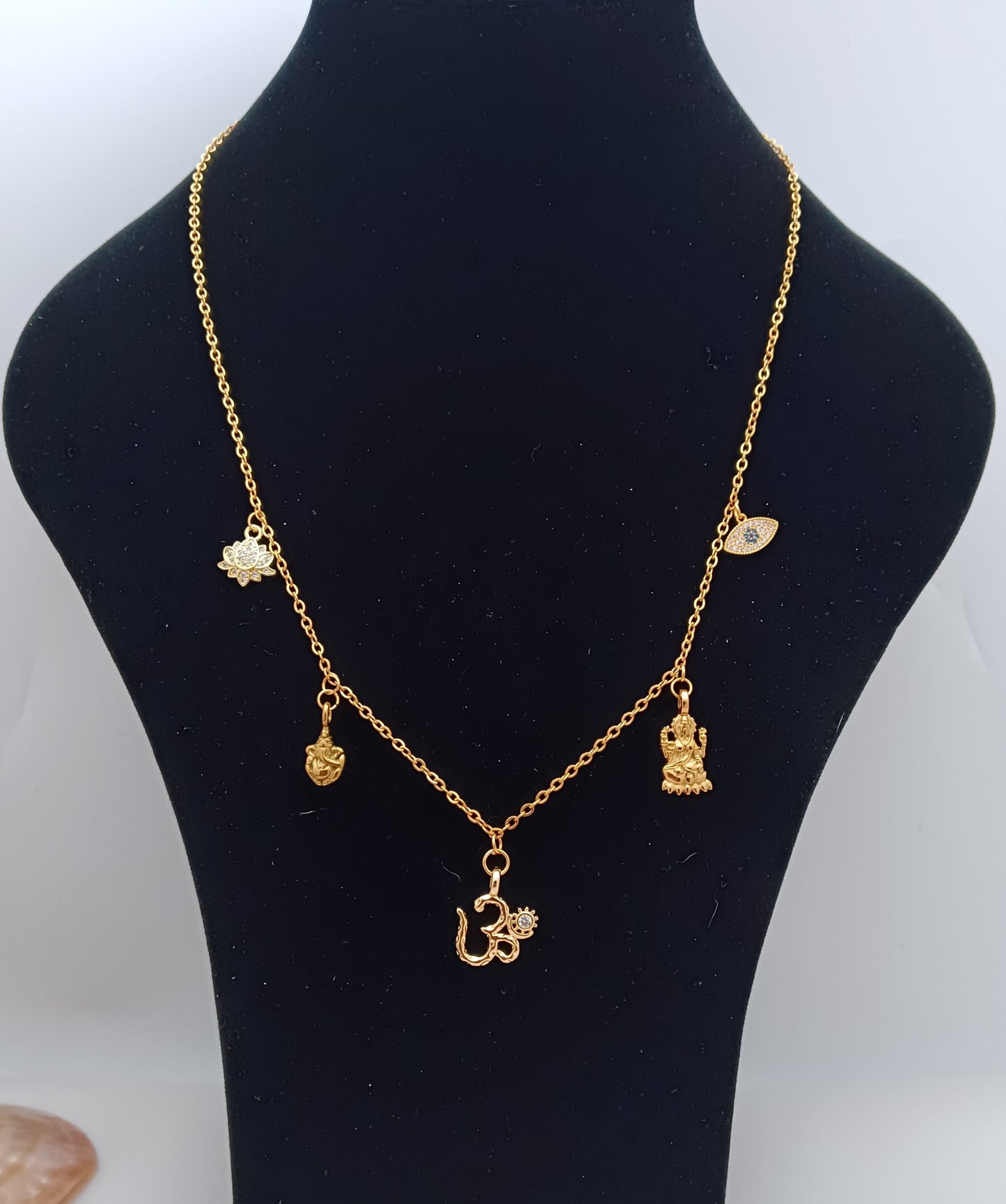 Hindi Aum Charm Necklace