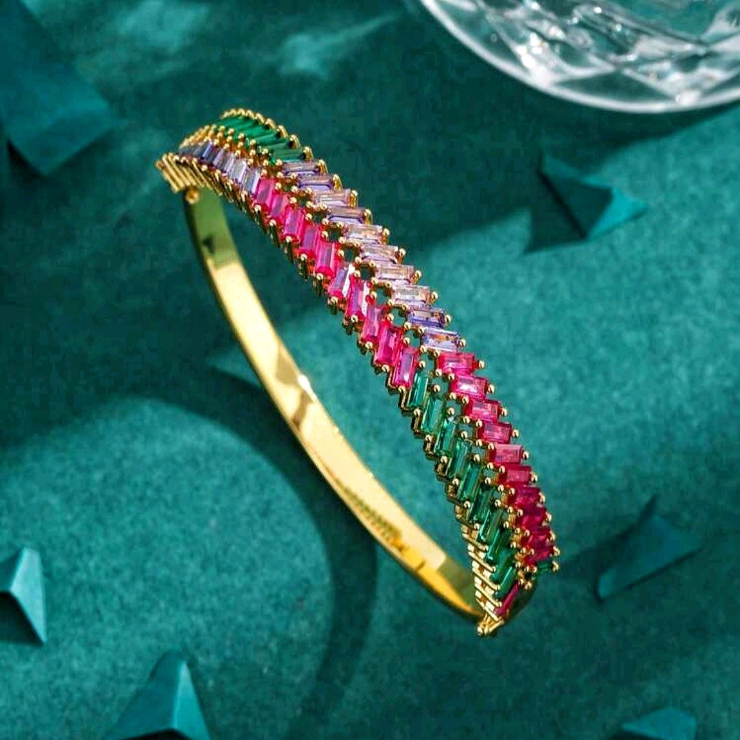 Rainbow Leaf Bracelet