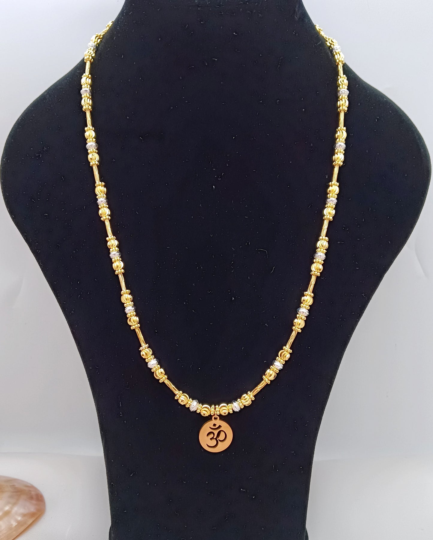 Aum Beaded Necklace