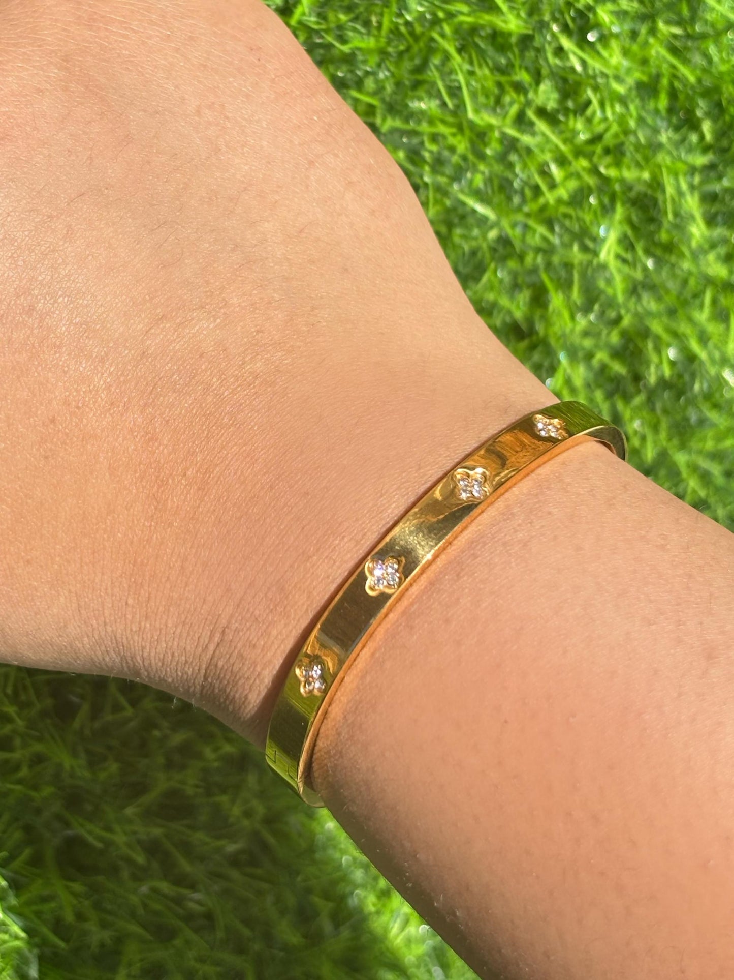 Stainless Steel, Gold Plated Bracelets - Waterproof