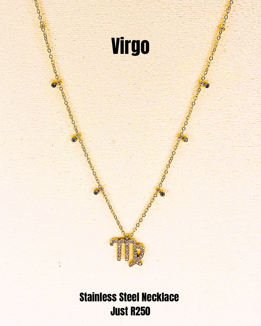 Stainless Steel Zodiac Sign Necklaces