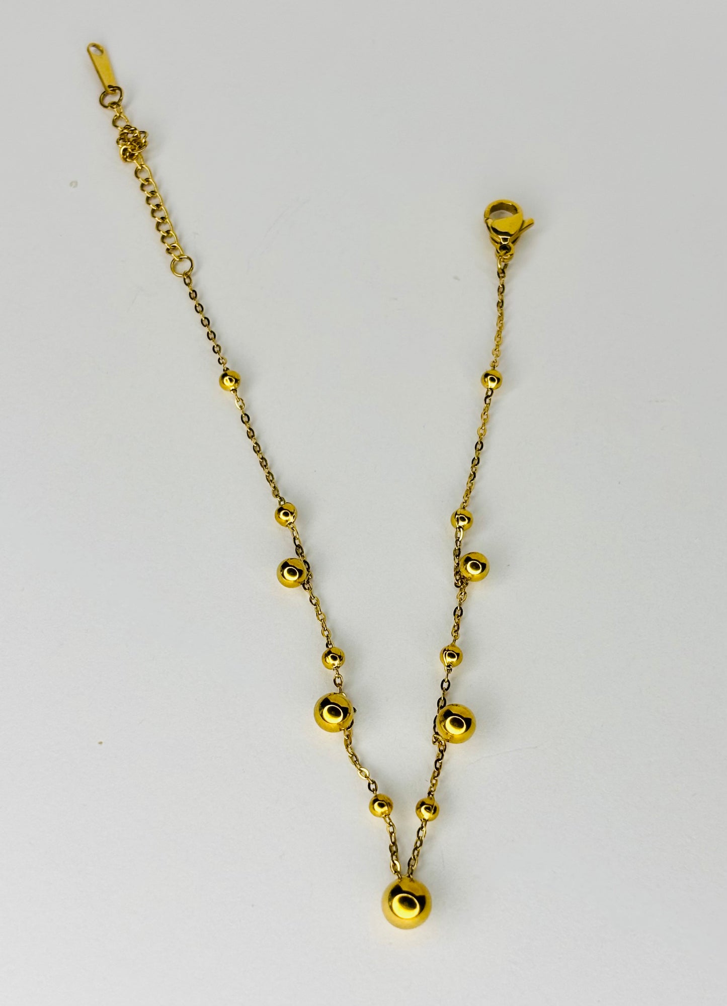 Stainless Steel Ball Anklet