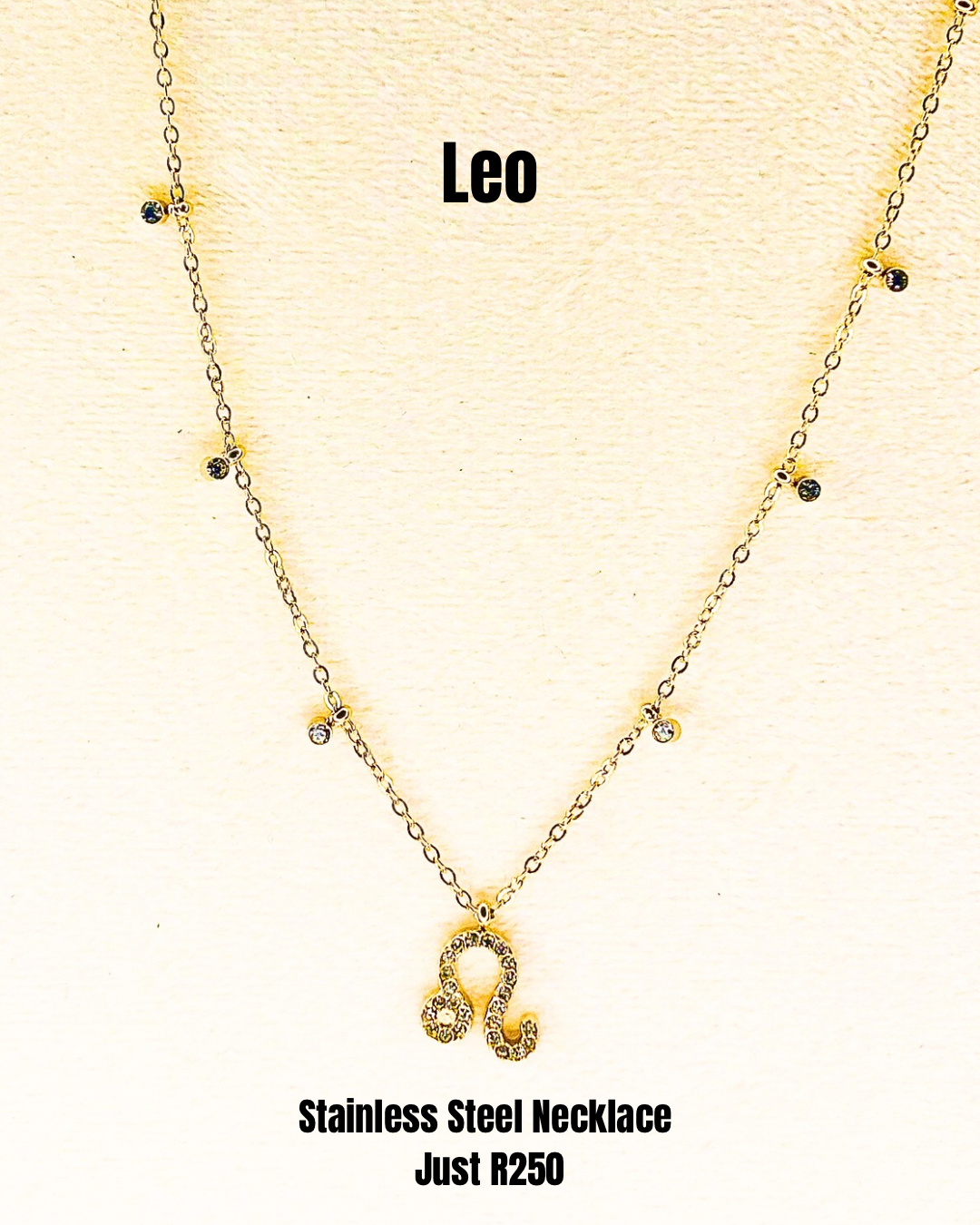 Stainless Steel Zodiac Sign Necklaces