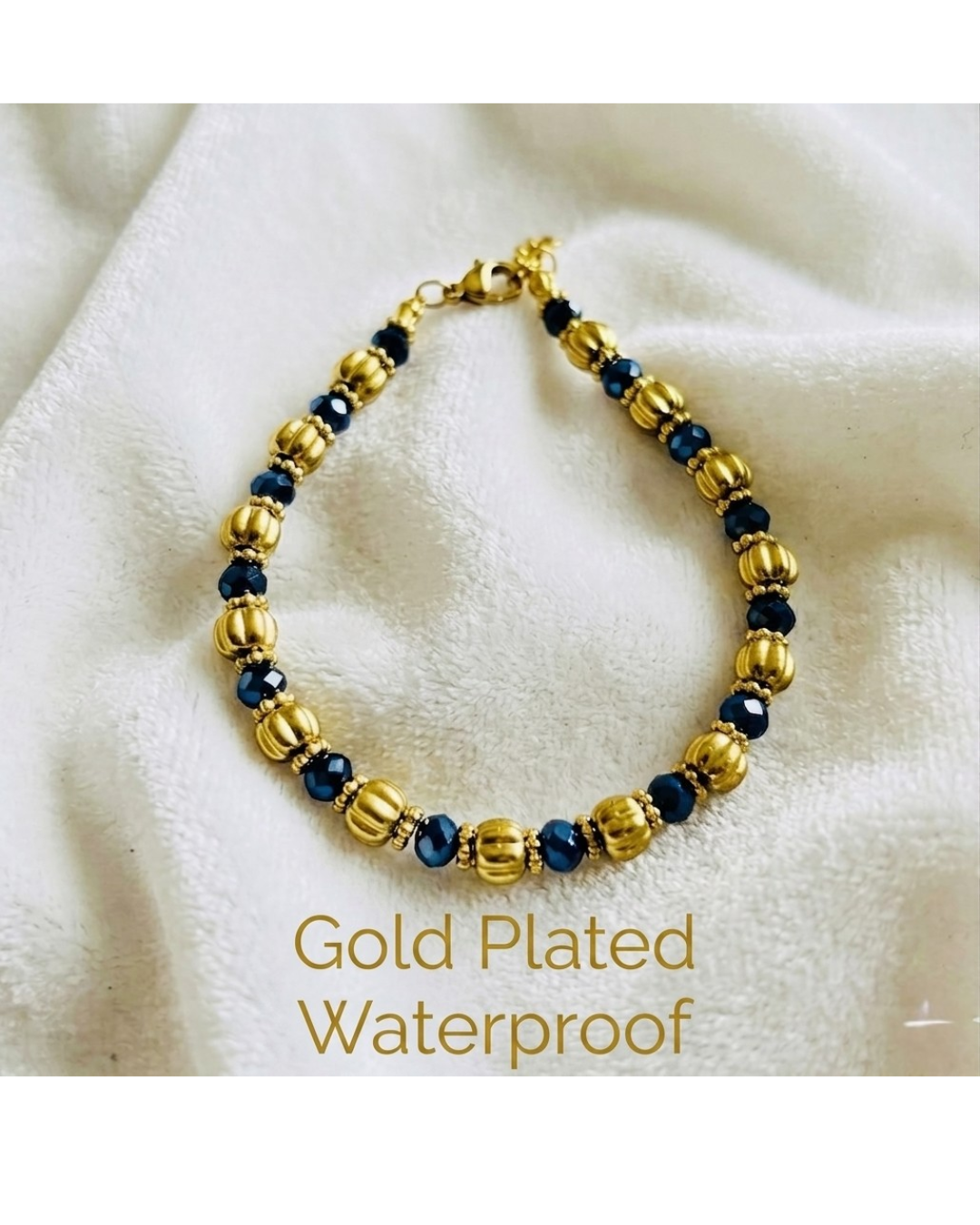 Gold Plated Beaded Bracelet