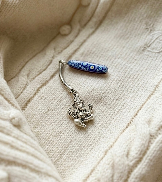Evil Eye Baby knife with Ganesh