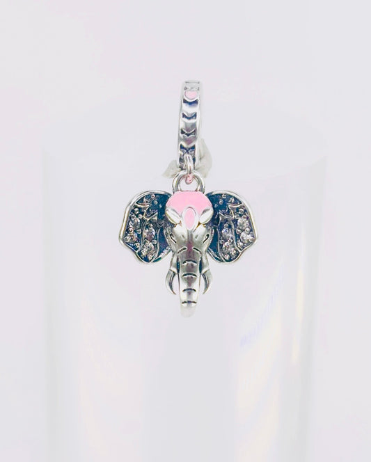 Pink Elephant Charm