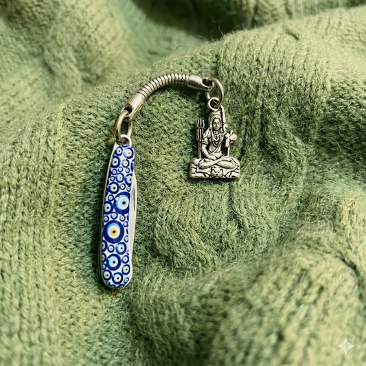 Evil Eye Baby Knife with Lord Shiva