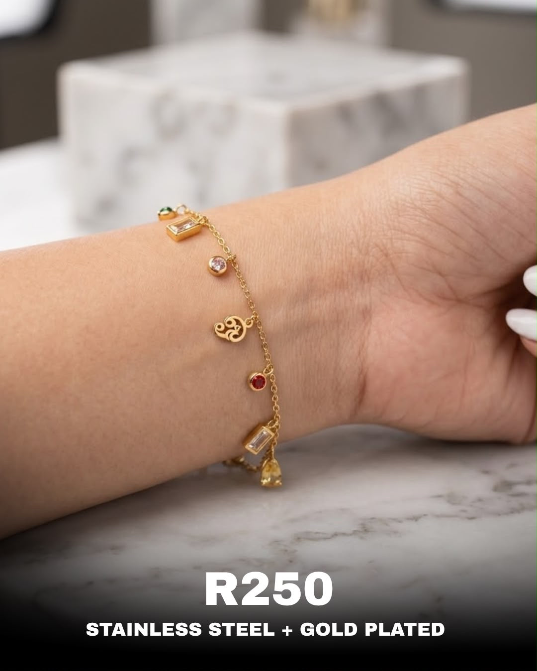 Tamil Aum Necklace & Bracelet