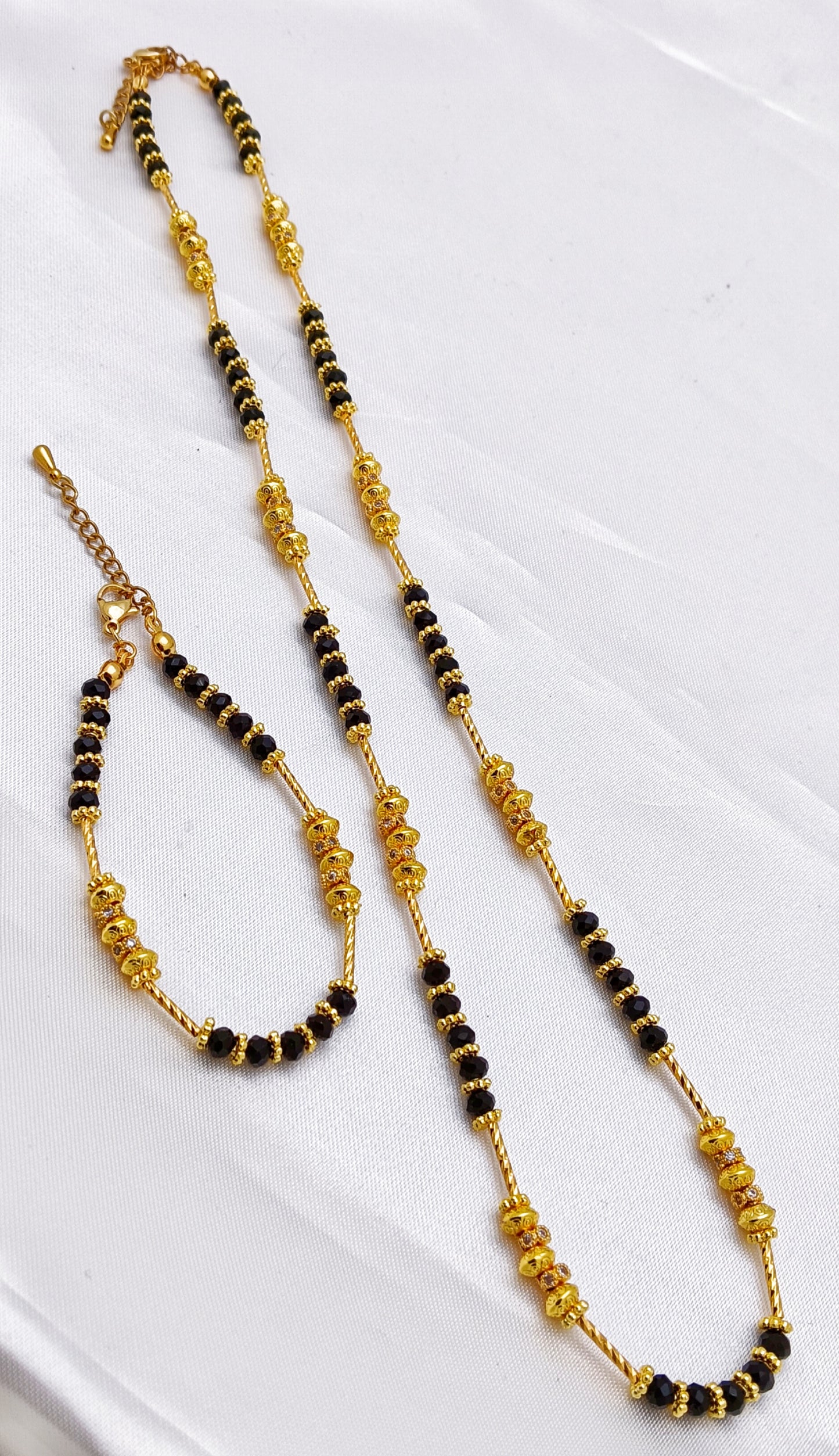 Sparkling Cubic Zirconia Mangalsutra set
