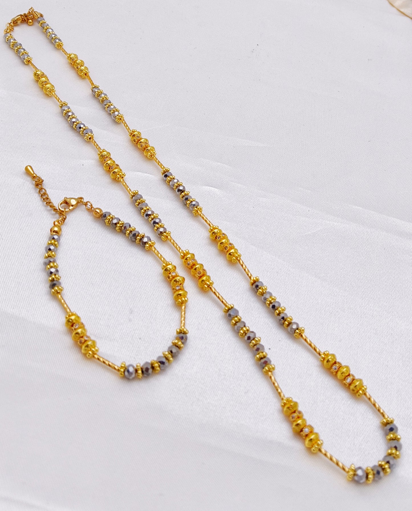 Sparkling Cubic Zirconia Mangalsutra set