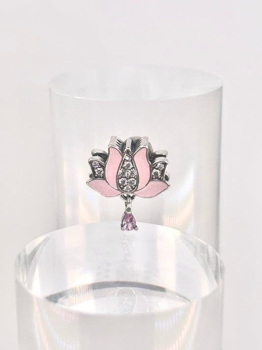 Pink Lotus Charm