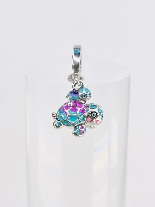 Mama & Baby Turtle Charm