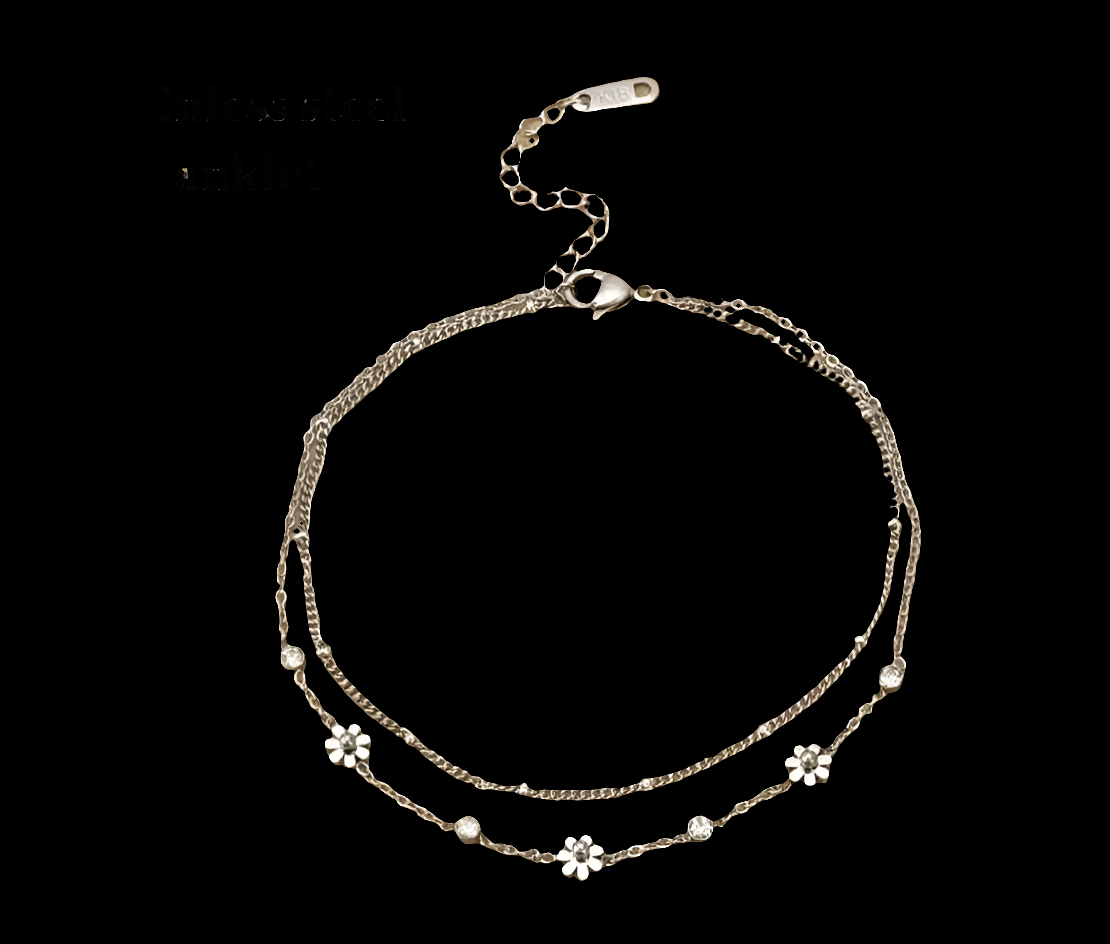 Flower anklets