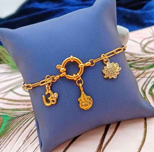 Ganesh Charm Bracelet