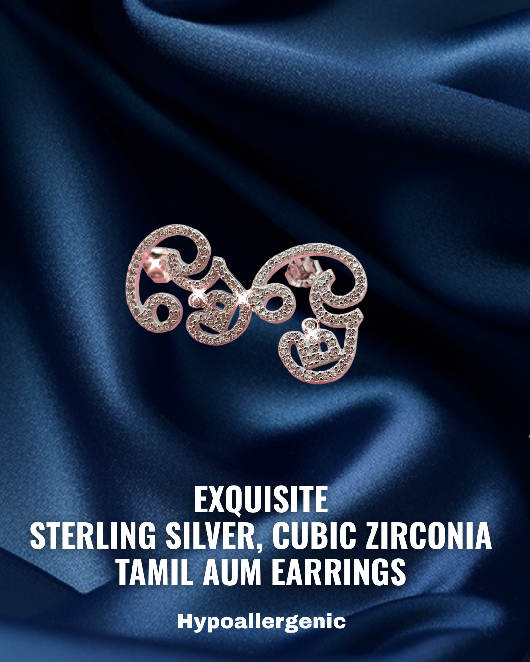 Sterling Silver and Cubic Zirconia Earrings