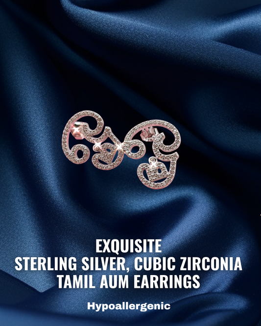 Sterling Silver and Cubic Zirconia Earrings