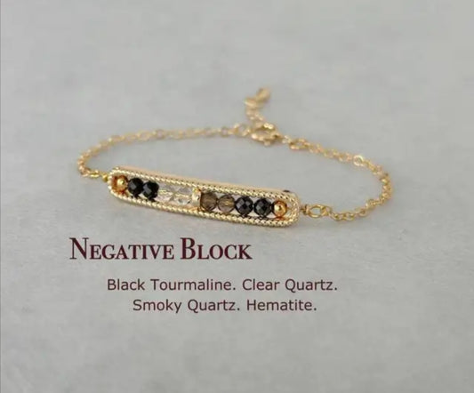 Negative Block Bracelet
