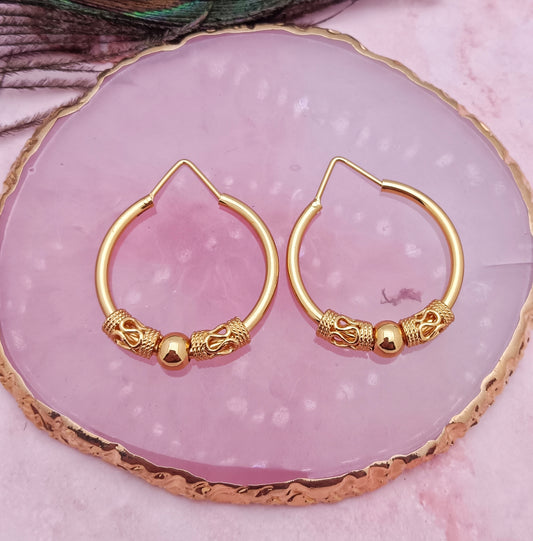 Gold Plated Earrings (2 year guarantee on color)