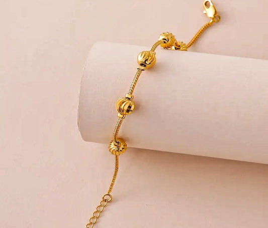 Bead Ball & Chain Bracelet