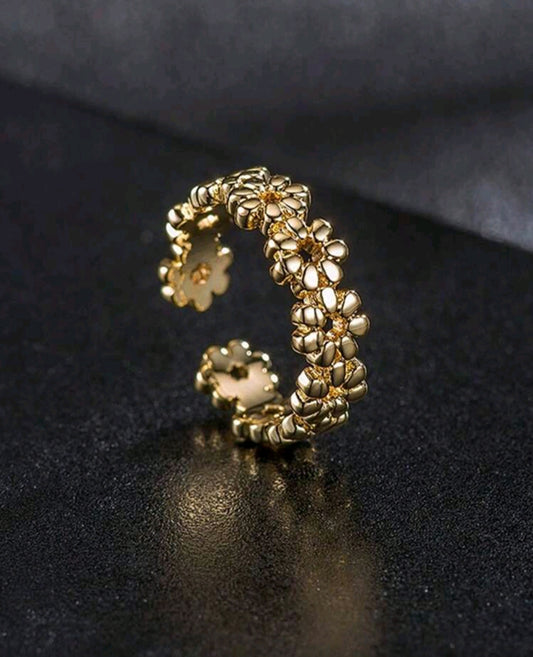 Sterling Silver, Gold Plated Toering