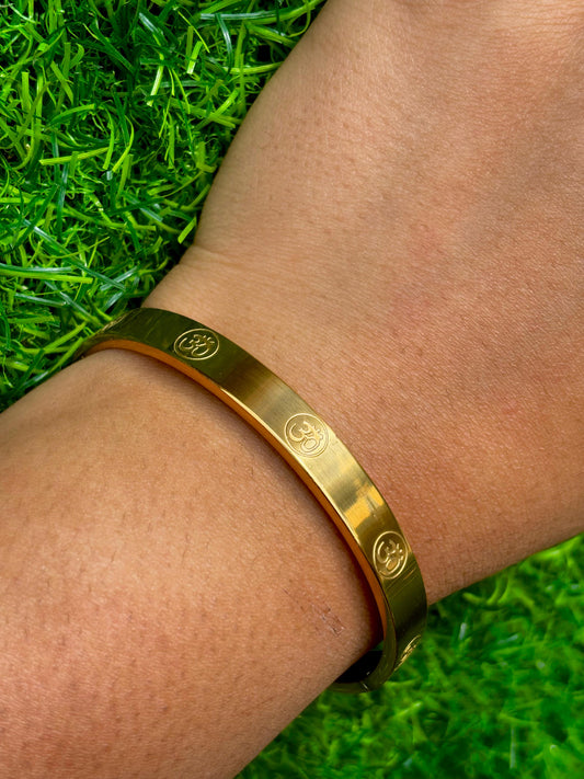 Men's Stainless Steel Aum Bracelets - Waterproof