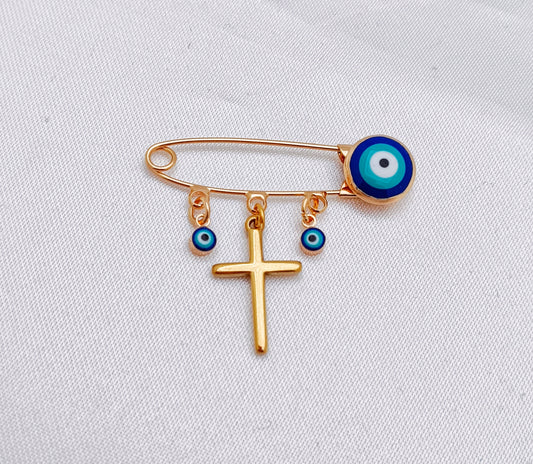Baby Pin with Cross