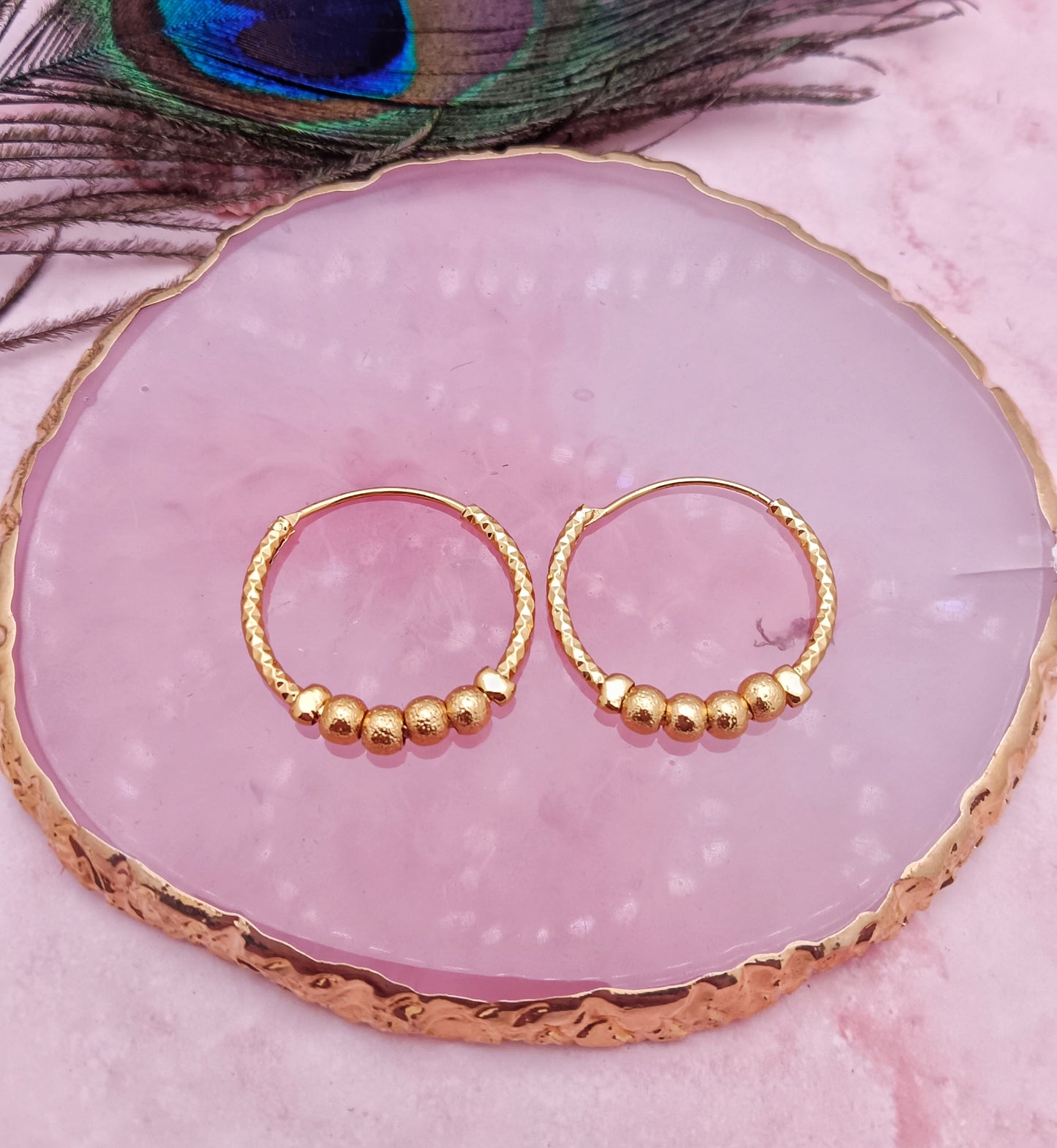 Gold Plated Earrings (2 year guarantee on color)