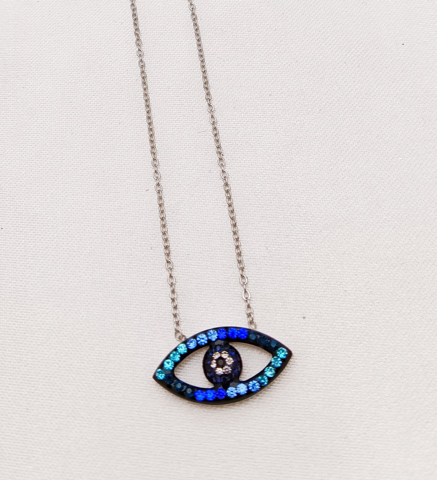 Stainless Steel Evil Eye Necklace